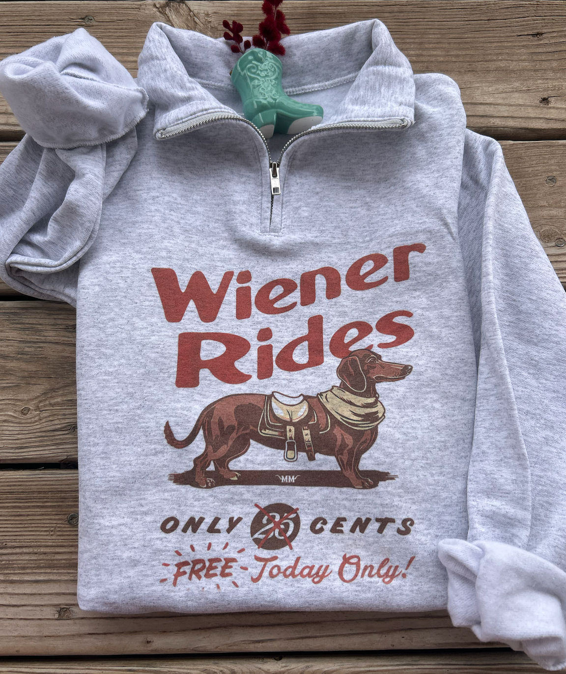 Weiner Rides 1/4 Zip
