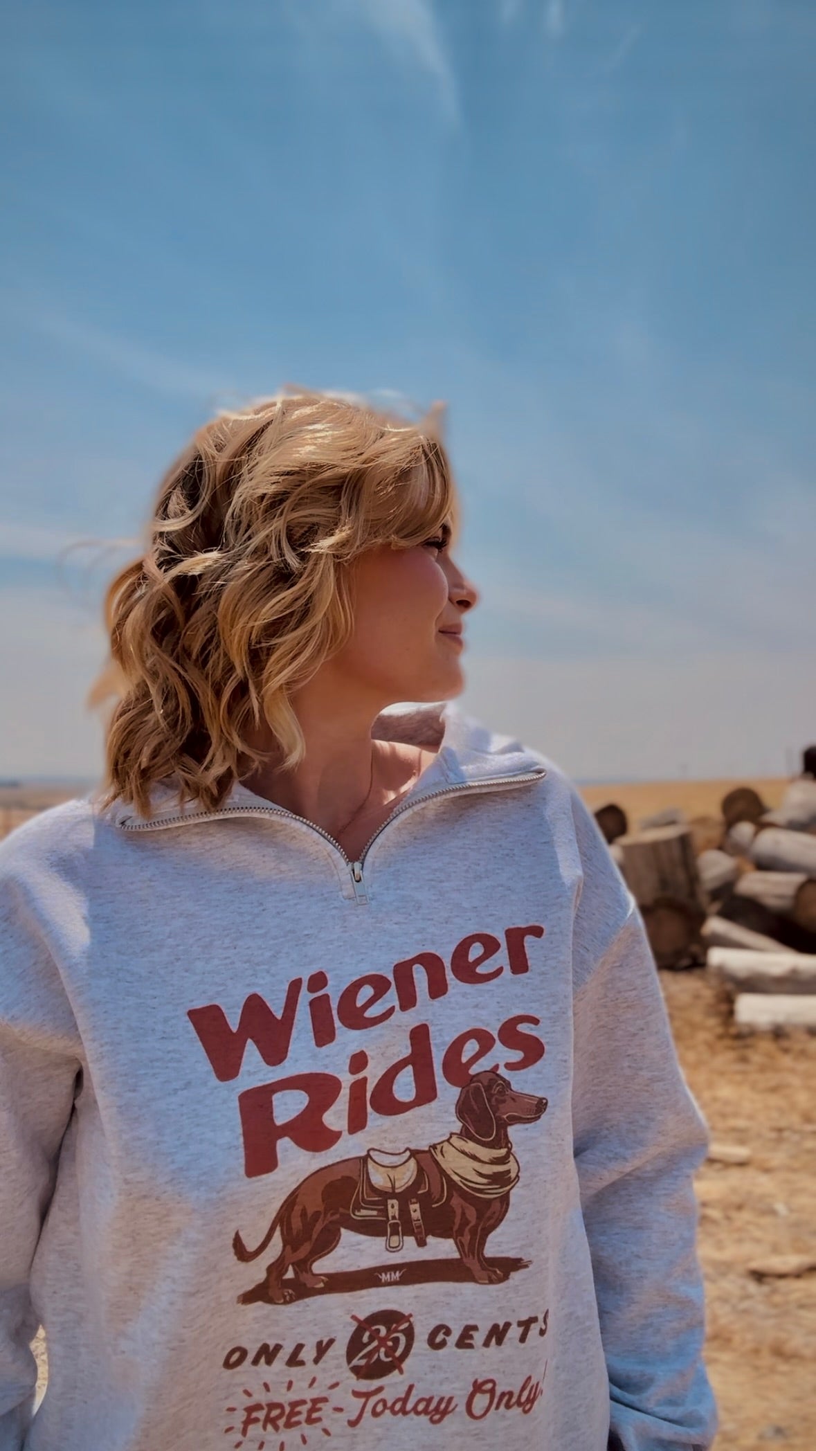 Weiner Rides 1/4 Zip