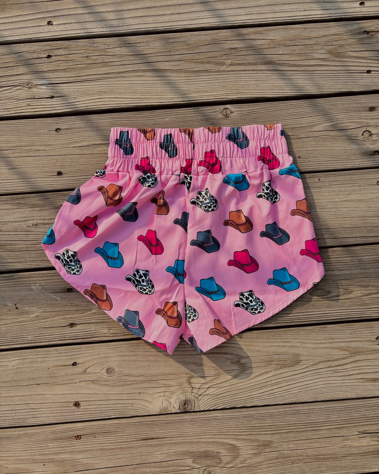 Pink Cowboy Hat Shorts
