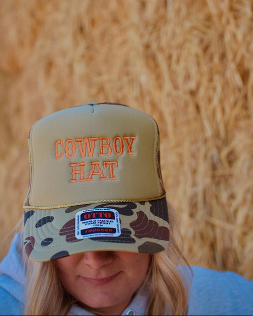 cowboy hat embroidered western trucker hat for women