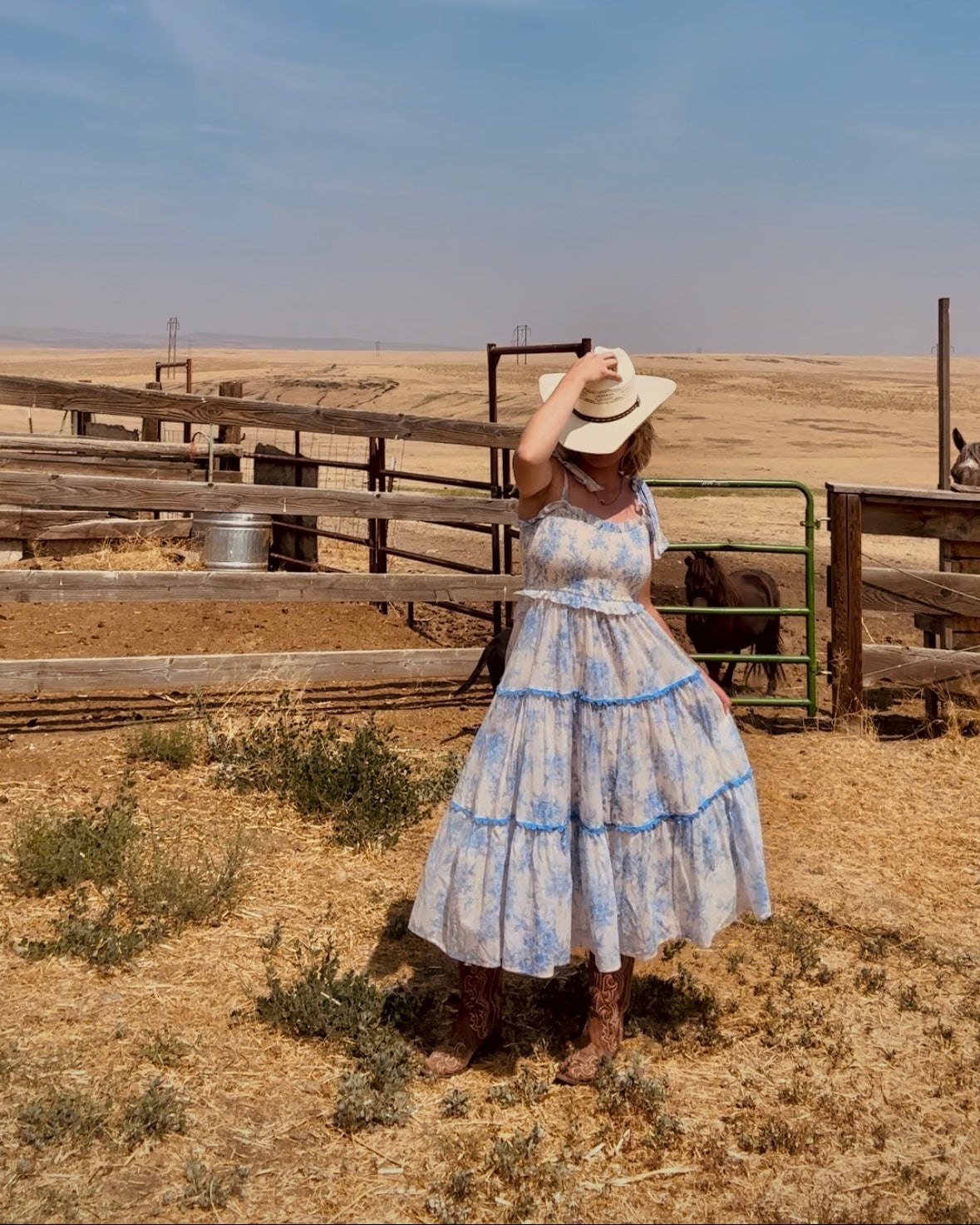 western feminine midi dress for women lightweight summer dress